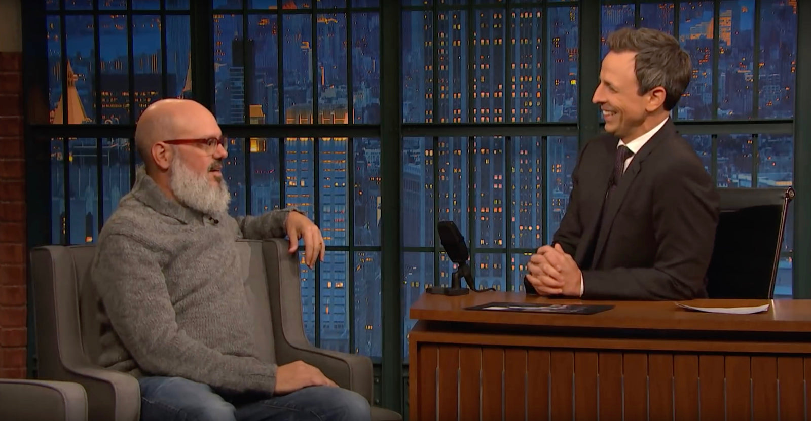 David on Late Night with Seth Meyers (October 23, 2018)